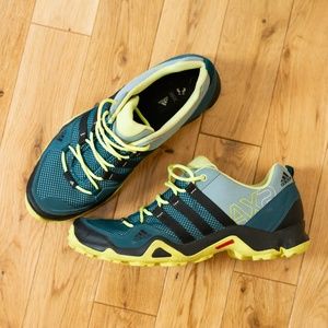 Adidas AX2 Hiking Shoe Teal Neon Yellow